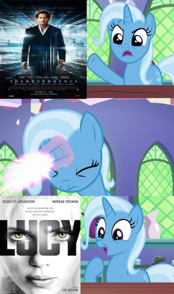 Size: 640x1080 | Tagged: safe, artist:jasonpictures, derpibooru import, edit, edited screencap, screencap, trixie, all bottled up, exploitable meme, lucy (movie), magic, meme, trascendence (movie), trixie fixing meme