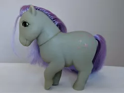 Size: 4032x3024 | Tagged: azul celeste, blue belle, derpibooru import, g1, irl, photo, piggy pony, safe, solo, spain, spanish, toy, variant