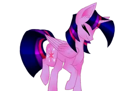 Size: 1600x1200 | Tagged: safe, artist:narcylum, derpibooru import, twilight sparkle, twilight sparkle (alicorn), alicorn, pony, cute, ear fluff, eyes closed, female, mare, no more ponies at source, profile, simple background, solo, transparent background, twiabetes