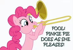 Size: 1035x703 | Tagged: artist:miketheuser, derpibooru import, doctor doom, doot, pinkie pie, safe, trombone