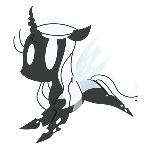 Size: 2100x2100 | Tagged: safe, artist:showtimeandcoal, derpibooru import, oc, oc:queen venyx, oc:venyx, unofficial characters only, changeling, insect, pony, chibi, commission, cute, icon, queen, simple background, solo, transparent background, white changeling, ych result, your character here