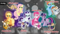 Size: 1024x576 | Tagged: safe, derpibooru import, applejack, fluttershy, pinkie pie, rainbow dash, rarity, twilight sparkle, earth pony, mouse, pegasus, pony, unicorn, apple, applemouse, arrow, blushing, bow (weapon), bow and arrow, clapping, cupid, duality, eyes closed, fluttermouse, food, hidden eyes, mane six, marshmallow, mousified, pinkie mouse, present, rainbow mouse, rarimouse, rarity is a marshmallow, sitting, species swap, transformice, twimouse, unicorn twilight, weapon