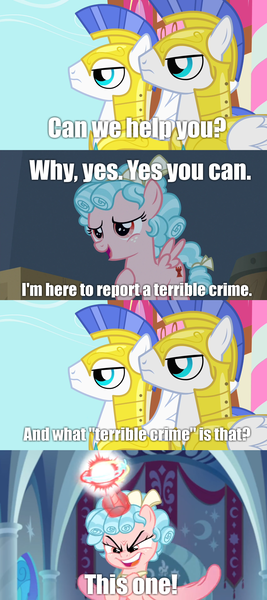 Size: 1280x2879 | Tagged: a bird in the hoof, birds of prey, comic, cozy glow, derpibooru import, edit, edited screencap, royal guard, safe, screencap, screencap comic, the ending of the end, the summer sun setback