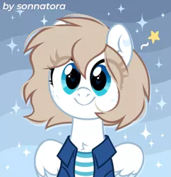 Size: 459x475 | Tagged: safe, artist:sonnatora, derpibooru import, oc, oc:spectrum beam, unofficial characters only, pegasus, pony, bust, solo