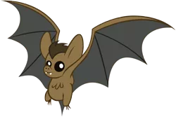 Size: 5383x3586 | Tagged: animal, artist:andoanimalia, bat, cute, derpibooru import, flying, high res, may the best pet win, safe, simple background, solo, spread wings, transparent background, vector, wings