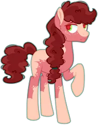 Size: 2232x2840 | Tagged: safe, artist:kurosawakuro, derpibooru import, oc, unofficial characters only, earth pony, pony, base used, coat markings, magical gay spawn, male, offspring, outline, parent:big macintosh, parent:cheese sandwich, parents:mac n cheese, simple background, solo, stallion, transparent background