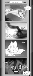 Size: 1451x3300 | Tagged: artist:loreto-arts, black and white, comic, comic:friendship is innuendo, comic:friendship is innuendo vol. 2, derpibooru import, dragon, female, grayscale, heart, heart eyes, male, monochrome, obsession, oh shit, queen chrysalis, safe, spike, unhinged, wingding eyes, winged spike, yandere, yanderesalis