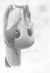 Size: 1564x2301 | Tagged: safe, artist:hopesome-way, derpibooru import, oc, oc:gleaming copse, unofficial characters only, pony, bust, grayscale, monochrome, pencil drawing, portrait, sketch, solo, traditional art