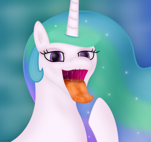 Size: 4908x4610 | Tagged: safe, artist:emu34b, derpibooru import, princess celestia, alicorn, pony, absurd resolution, drool, female, hooves, maw, mawshot, missing accessory, open mouth, solo, tongue out, uvula, vector