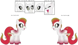 Size: 1094x631 | Tagged: safe, artist:skulifuck, derpibooru import, oc, unofficial characters only, earth pony, pony, base used, bust, earth pony oc, open mouth, pitaya, reference sheet, simple background, smiling, transparent background