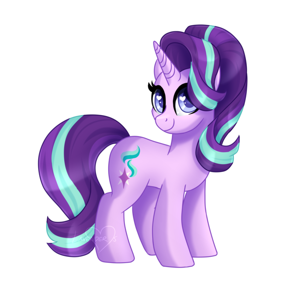 Size: 5000x5000 | Tagged: safe, artist:lavenderheartsmlp, derpibooru import, starlight glimmer, pony, unicorn, absurd resolution, cute, digital art, female, glimmerbetes, heart eyes, mare, simple background, smiling, solo, transparent background, wingding eyes