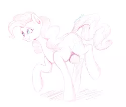 Size: 1200x1024 | Tagged: safe, artist:yoonergetic, derpibooru import, pinkie pie, earth pony, pony, sketch