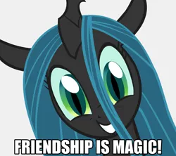 Size: 1084x963 | Tagged: safe, artist:drunkhedgehog, derpibooru import, edit, vector edit, queen chrysalis, changeling, changeling queen, pony, a better ending for chrysalis, adorkable, alternate ending, alternate scenario, alternate universe, bust, caption, character development, cute, cutealis, dialogue, dork, dorkalis, excited, faic, female, giggling, good end, grin, happy, image macro, irrational exuberance, looking at you, mare, meme, meta, out of character, portrait, precious, reaction image, redemption, reformed, role reversal, silly, silly pony, simple background, smiling, solo, squee, text, title drop, vector, when she smiles, white background, wide eyes