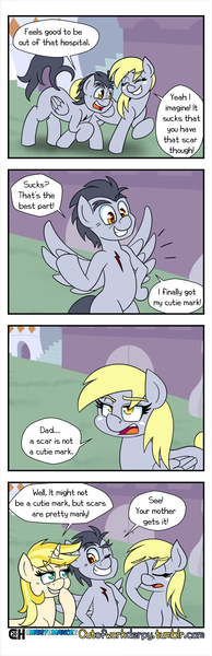 Size: 1280x3967 | Tagged: safe, artist:outofworkderpy, derpibooru import, derpy hooves, oc, oc:evening doo, oc:morning doo, pony, unicorn, brony, christomancer, comic, evening doo, family matters, female, male, mare, morning doo, out of work derpy, outofworkderpy, stallion