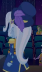 Size: 367x619 | Tagged: safe, derpibooru import, edit, edited screencap, screencap, sandalwood, trixie, equestria girls, equestria girls series, spring breakdown, spoiler:eqg series (season 2), cropped, lifejacket, magician outfit, solo focus