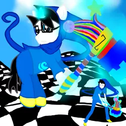 Size: 2449x2449 | Tagged: safe, artist:ilovesonicelerizo, derpibooru import, ponified, pony, unicorn, crossover, homestuck, john egbert, warhammer of zillyhoo