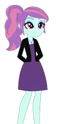 Size: 240x464 | Tagged: safe, artist:furrydiva, derpibooru import, sunny flare, equestria girls, alternate hairstyle, alternate outfits, base used, simple background, transparent background