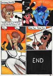 Size: 2087x2989 | Tagged: artist:newyorkx3, comic, comic:young days, derpibooru import, oc, oc:tommy, oc:tommy junior, princess luna, safe, traditional art