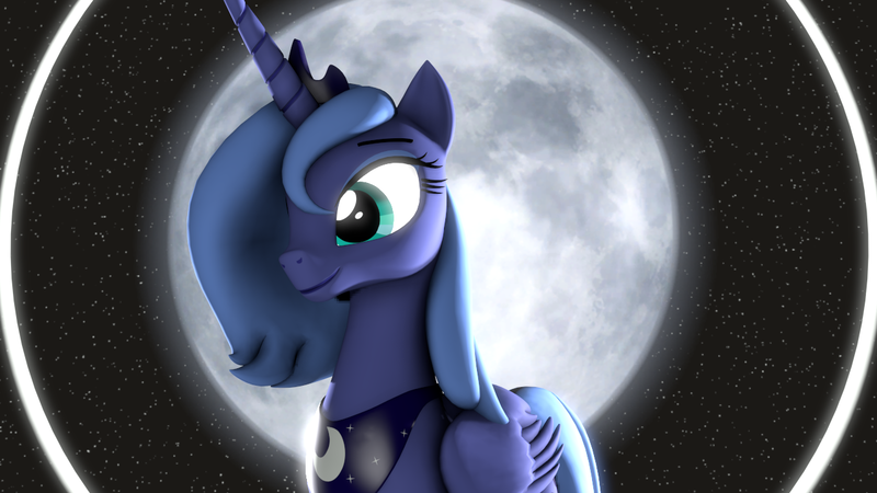 Size: 1280x720 | Tagged: 3d, alicorn, artist:sykosenpai, derpibooru import, princess luna, s1 luna, safe, source filmmaker