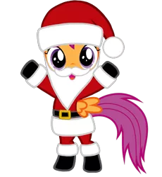 Size: 943x1024 | Tagged: artist needed, artist:thatguy1945, belt, bipedal, boots, christmas, clothes, costume, derpibooru import, edit, fake beard, female, filly, hat, holiday, looking at you, open mouth, pegasus, safe, santa beard, santa claus, santa costume, santa hat, scootaloo, shoes, simple background, solo, standing, transparent background, vector, vector edit