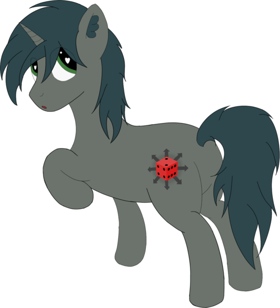 Size: 1341x1472 | Tagged: safe, artist:da random, derpibooru import, oc, oc:da random, unicorn, cutie mark, ear fluff, simple background, solo, transparent background, wingding eyes