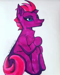 Size: 1178x1472 | Tagged: artist:twilightwolf91, derpibooru import, fizzlepop berrytwist, safe, tempest shadow, traditional art