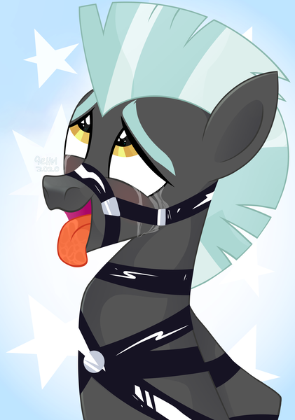 Size: 4000x5700 | Tagged: suggestive, artist:qehvi, derpibooru import, thunderlane, pegasus, pony, ahegao, blushing, bondage, bondage gear, bridle, choker, commission, crying, male, malesub, open mouth, solo, solo male, submissive, tack, tears of pleasure, tongue out, ych result