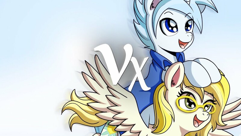 Size: 1280x720 | Tagged: safe, artist:anibaruthecat, derpibooru import, oc, unofficial characters only, pegasus, pony, unicorn, anibaru is trying to murder us, thumbnail, youtube thumbnail