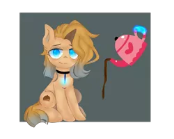 Size: 5000x4000 | Tagged: safe, artist:applerougi, derpibooru import, oc, unofficial characters only, earth pony, pony, absurd resolution, coffee pot, female, magic, mare, solo