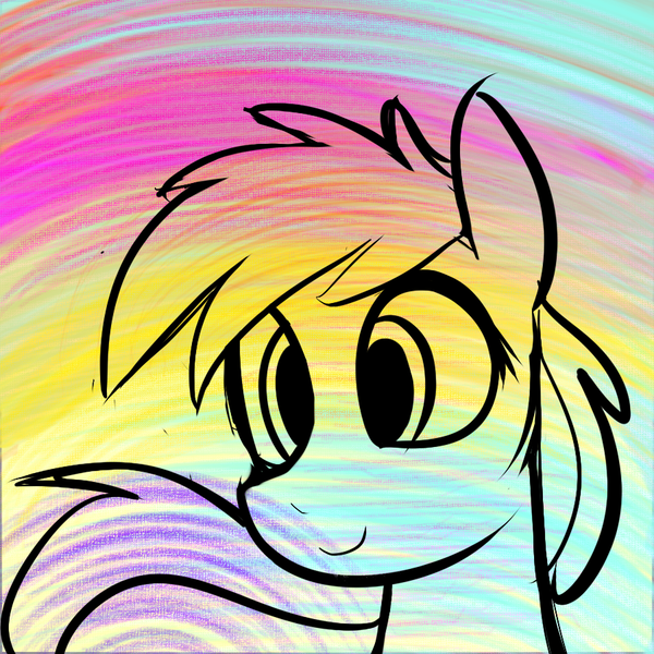 Size: 900x900 | Tagged: artist:claribell3, colored, derpibooru import, pegasus, rainbow dash, rough sketch, safe, sketch, solo