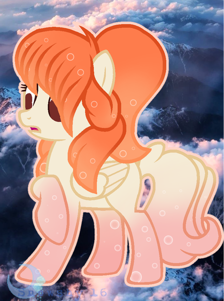 Size: 745x1000 | Tagged: safe, artist:snowshy16, derpibooru import, oc, unofficial characters only, pegasus, pony, base used, female, mare, solo