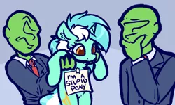 Size: 4300x2600 | Tagged: safe, artist:witchtaunter, derpibooru import, lyra heartstrings, oc, oc:anon, pony, unicorn, abuse, holding a pony, l.u.l.s., lyrabuse, note, simpsons did it