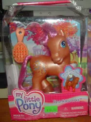 Size: 668x894 | Tagged: safe, derpibooru import, official, photographer:darknessunisousboy, sparkleworks, earth pony, pony, comb, female, g3, mare, packaging, price tag, toy