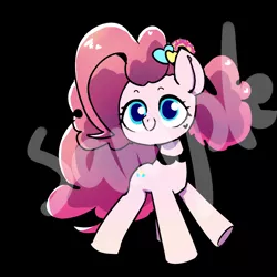 Size: 1134x1134 | Tagged: safe, artist:未知的生物, derpibooru import, pinkie pie, earth pony, pony, obtrusive watermark, solo, watermark