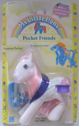 Size: 630x1004 | Tagged: 3d cutie mark, animal, bunny hop, comb, derpibooru import, g1, hat, li'l pocket, official, packaging, photographer:sosilver, precious pocket ponies, rabbit, safe, toy