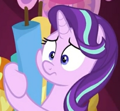 Size: 388x358 | Tagged: safe, derpibooru import, screencap, starlight glimmer, pony, unicorn, a-dressing memories, spoiler:a-dressing memories, spoiler:mlp friendship is forever, cheek squish, cropped, cute, glimmerbetes, hug, squishy cheeks