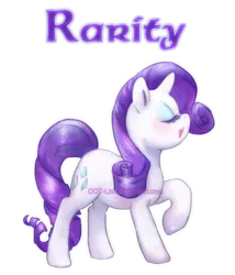 Size: 432x504 | Tagged: safe, artist:oot-link, derpibooru import, rarity, pony, unicorn, cute, eyes closed, female, mare, open mouth, profile, raribetes, simple background, solo, transparent background