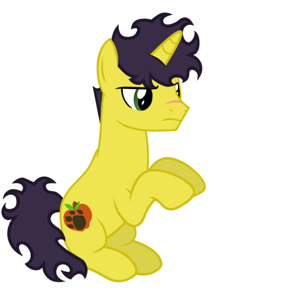 Size: 6240x6524 | Tagged: safe, artist:aborrozakale, derpibooru import, oc, oc:applepup, pony, unicorn, absurd resolution, male, simple background, solo, stallion, transparent background, vector