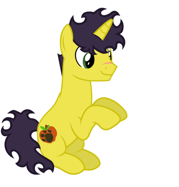 Size: 6240x6524 | Tagged: safe, artist:aborrozakale, derpibooru import, oc, oc:applepup, unofficial characters only, pony, unicorn, absurd resolution, male, simple background, solo, stallion, transparent background, vector