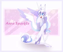 Size: 2561x2087 | Tagged: safe, artist:sugaryicecreammlp, derpibooru import, oc, oc:aura sparkle, unofficial characters only, alicorn, pony, female, mare, solo