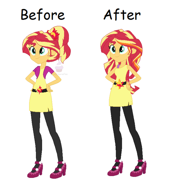 Size: 662x700 | Tagged: safe, artist:lavender-doodles, derpibooru import, sunset shimmer, equestria girls, alternate hairstyle, clothes, pixel art, sprite