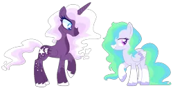 Size: 980x502 | Tagged: safe, artist:kurosawakuro, derpibooru import, oc, unofficial characters only, alicorn, pegasus, pony, alicorn oc, base used, female, freckles, horn, magical lesbian spawn, mare, offspring, parent:princess luna, parent:rainbow dash, parent:twilight sparkle, parents:lunadash, parents:twiluna, simple background, transparent background, wings