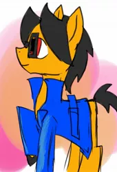 Size: 1279x1877 | Tagged: safe, artist:a.s.e, derpibooru import, oc, oc:a.s.e, unofficial characters only, earth pony, pony, clothes, glasses, jacket, male, solo, stallion