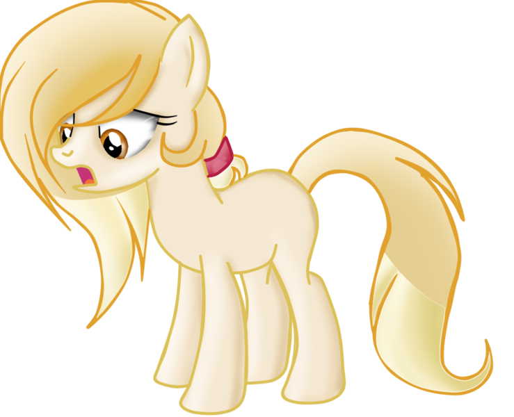 Size: 1024x831 | Tagged: safe, artist:applerougi, derpibooru import, oc, oc:cremita, unofficial characters only, earth pony, pony, female, mare, simple background, solo, transparent background