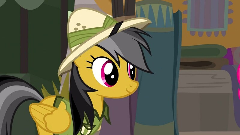 Size: 1280x720 | Tagged: clothes, daring do, daring done?, derpibooru import, female, hat, pegasus, pith helmet, pont, safe, screencap, solo