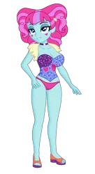 Size: 1620x2970 | Tagged: suggestive, derpibooru import, edit, editor:ah96, kiwi lollipop, equestria girls, equestria girls series, sunset's backstage pass!, spoiler:eqg series (season 2), breast edit, breasts, busty kiwi lollipop, cleavage, clothes, feet, female, k-lo, ms paint, panties, simple background, solo, solo female, transparent background, underwear, underwear edit