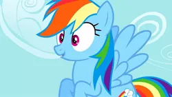 Size: 1280x720 | Tagged: cloud, daring don't, derpibooru import, female, flying, pegasus, rainbow dash, safe, screencap, sky, solo