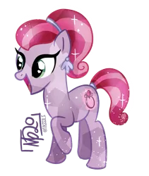 Size: 1317x1562 | Tagged: safe, artist:tassji-s, derpibooru import, crystal pony, pony, g3, g3 to g4, generation leap, glitterbelle, simple background, solo, sparkle pony, transparent background