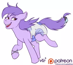 Size: 1200x1076 | Tagged: suggestive, artist:laydeekaze, derpibooru import, oc, oc:nightshade nectar, unofficial characters only, pony, diaper, diaper fetish, fetish, poofy diaper, solo