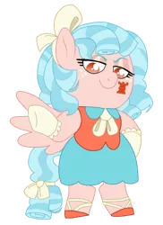 Size: 400x550 | Tagged: alternate universe, aquamarine (steven universe), artist:unoriginai, bipedal, cozy glow, derpibooru import, safe, simple background, solo, steven universe, transparent background